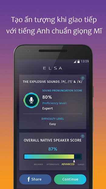 Screenshots ELSA SPEAK -  Học tiếng anh, luyện nói chuẩn như người bản xứ