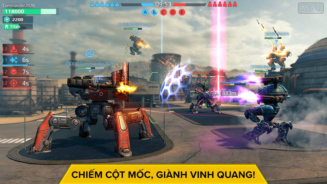 Screenshots War Robots PvP Multiplayer - Game Robot đối kháng