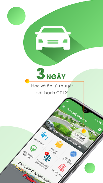 Screenshots Tải ứng dụng Ôn thi GPLX (600 câu): Phiên bản mới, luật mới 2020