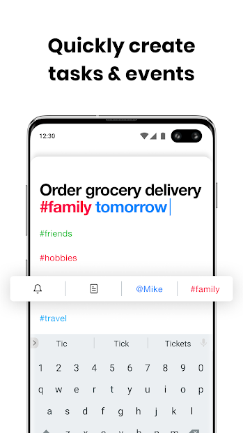 Screenshots Any.do: Ứng dụng ghi chú, nhắc nhở cho điện thoại