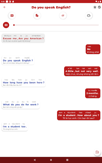 Screenshots Learn English: Ứng dụng học tiếng Anh PORO, luyện nghe nói tiếng Anh