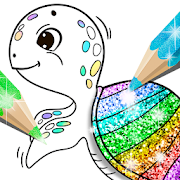 Glitter Coloring Book for Kids - Ứng dụng tô màu cho bé