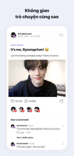 Screenshots V LIVE - Ứng dụng xem video, livestreams cùng thần tượng trên V LIVE
