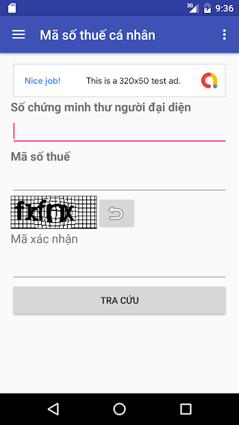 Screenshots Tra cứu mã số thuế: Ứng dụng tra mã số thuế cá nhân, doanh nghiệp