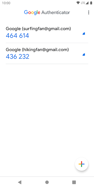 Screenshots Google Authenticator: Tạo mã Xác minh 2 bước trên điện thoại