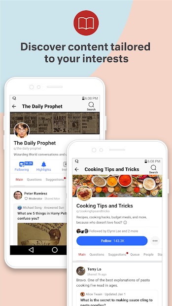 Screenshots Quora - Ứng dụng cộng đồng giao lưu, chia sẻ các thông tin mới nhất