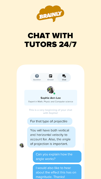 Screenshots Brainly - The Homework App: Ứng dụng học, làm bài tập tiếng Anh tại nhà