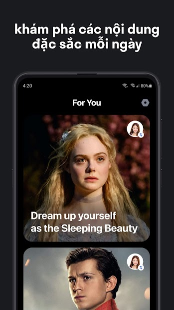 Screenshots Reface: Ứng dụng ghép mặt vào video của người nổi tiếng
