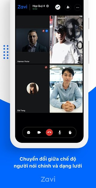 Screenshots Zavi - Ứng dụng họp online của người Việt