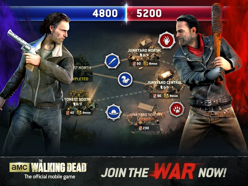Screenshots The Walking Dead No Man's Land - Game sinh tồn zombie trên điện thoại