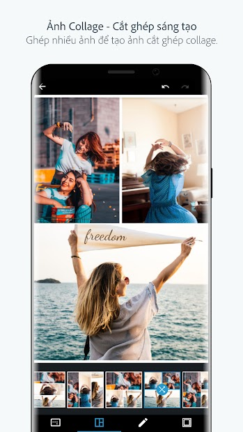 Screenshots Adobe Photoshop Express: Ứng dụng chỉnh sửa ảnh, bộ lọc màu phong phú