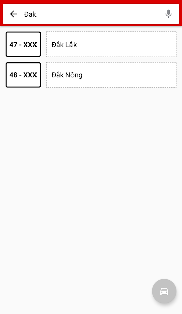 Screenshots Biển số xe - Ứng dụng tra cứu biển số xe máy, ô tô toàn quốc