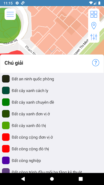 Screenshots TTQH TPHCM: Ứng dụng xem bản đồ quy hoạch đất tại TPHCM