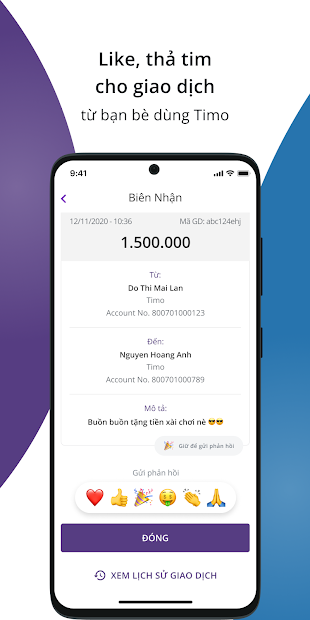 Screenshots Timo Plus: Ứng dụng ngân hàng số miễn phí, tiện lợi