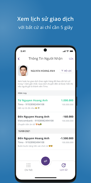 Screenshots Timo Plus: Ứng dụng ngân hàng số miễn phí, tiện lợi