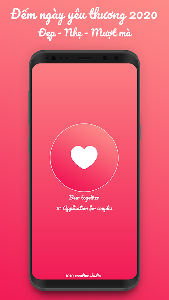 Screenshots Been Together: Ứng dụng đếm ngày yêu nhau dành cho cặp đôi