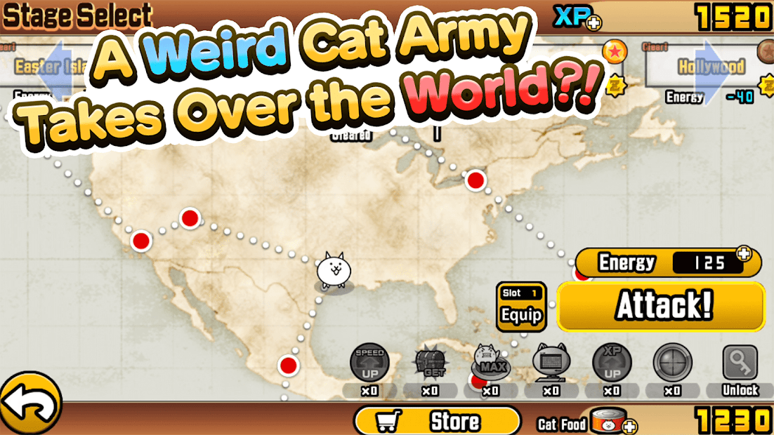 Screenshots The Battles Cat - Mèo đại chiến | Game thủ thành thú cưng
