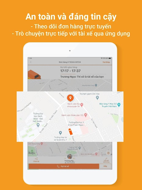 Screenshots Lalamove - Ứng dụng giao hàng siêu tốc nội thành tại TPHCM & Hà Nội