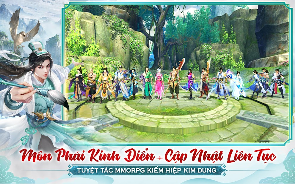 Screenshots Tân Thiên Long Mobile - Thiên Long Bát Bộ trên điện thoại.