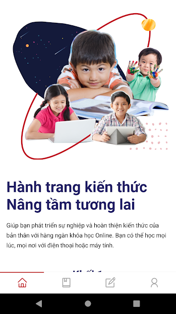 Screenshots vnEdu LMS: Ứng dụng học online, thi trực tuyến cho học sinh