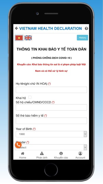 Screenshots Tải Vietnam Health Declaration: Tờ khai y tế phòng Covid-19