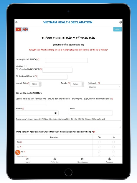 Screenshots Tải Vietnam Health Declaration: Tờ khai y tế phòng Covid-19