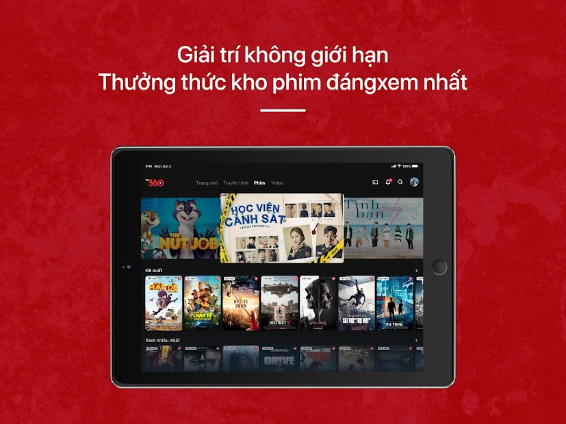 Screenshots TV360: Ứng dụng xem tivi, các kênh K+ trực tiếp miễn phí