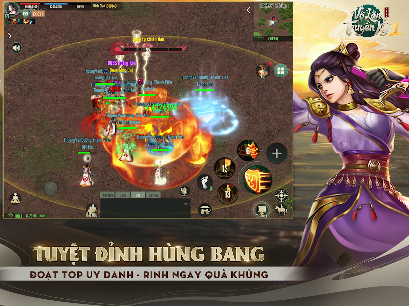 Screenshots Võ Lâm Truyền Kỳ 1 Mobile - Huyền thoại game kiếm hiệp