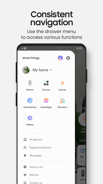 Screenshots SmartThings - Ứng dụng quản lý thiết bị thông minh Samsung