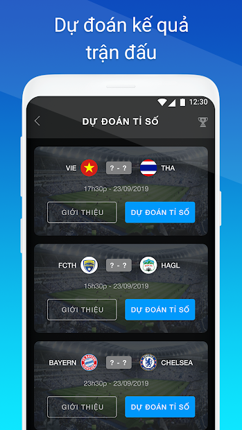 Screenshots Next Sports: Ứng dụng xem bóng đá trực tiếp, xem tin tức thể thao