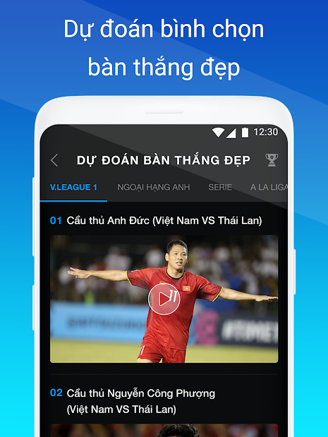 Screenshots Next Sports: Ứng dụng xem bóng đá trực tiếp, xem tin tức thể thao