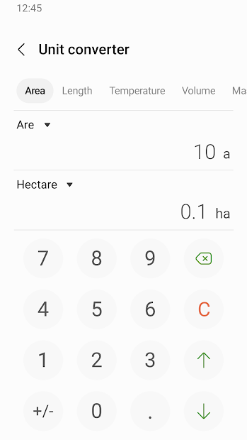 Screenshots Samsung Calculator: Ứng dụng Máy tính mặc định trên thiết bị Samsung