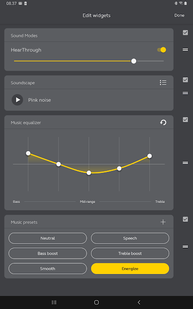 Screenshots Jabra Sound+: Ứng dụng tùy chỉnh tai nghe Jabra theo ý thích