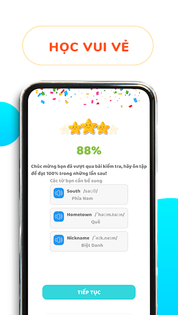 Screenshots Hack não - Ứng dụng học từ vựng tiếng Anh hiệu quả