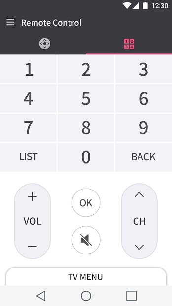 Screenshots LG TV Plus: Ứng dụng hỗ trợ điều khiển Smart TV LG bằng điện thoại