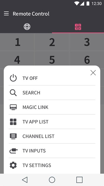 Screenshots LG TV Plus: Ứng dụng hỗ trợ điều khiển Smart TV LG bằng điện thoại