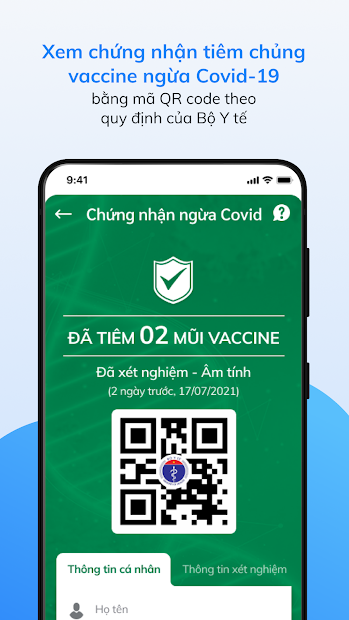 Screenshots Tải app Sổ sức khỏe điện tử: Đăng ký tiêm vắc-xin, app thẻ xanh covid