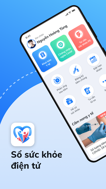 Screenshots Tải app Sổ sức khỏe điện tử: Đăng ký tiêm vắc-xin, app thẻ xanh covid