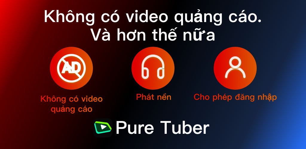 Screenshots Pure Tuber - App nghe nhạc youtube tắt màn hình Android