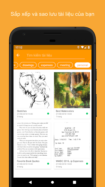 Screenshots Genius Scan - Công cụ scan văn bản, PDF thông minh