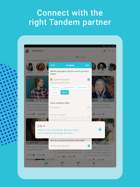 Screenshots Tandem - Thông thạo mọi ngôn ngữ với người nước ngoài