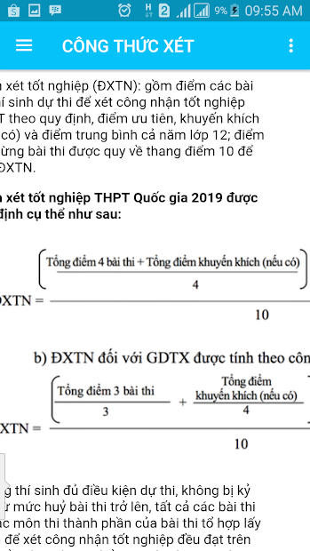 Screenshots Tính điểm THPT 2021: Ứng dụng tính điểm thi tốt nghiệp THPT 2021