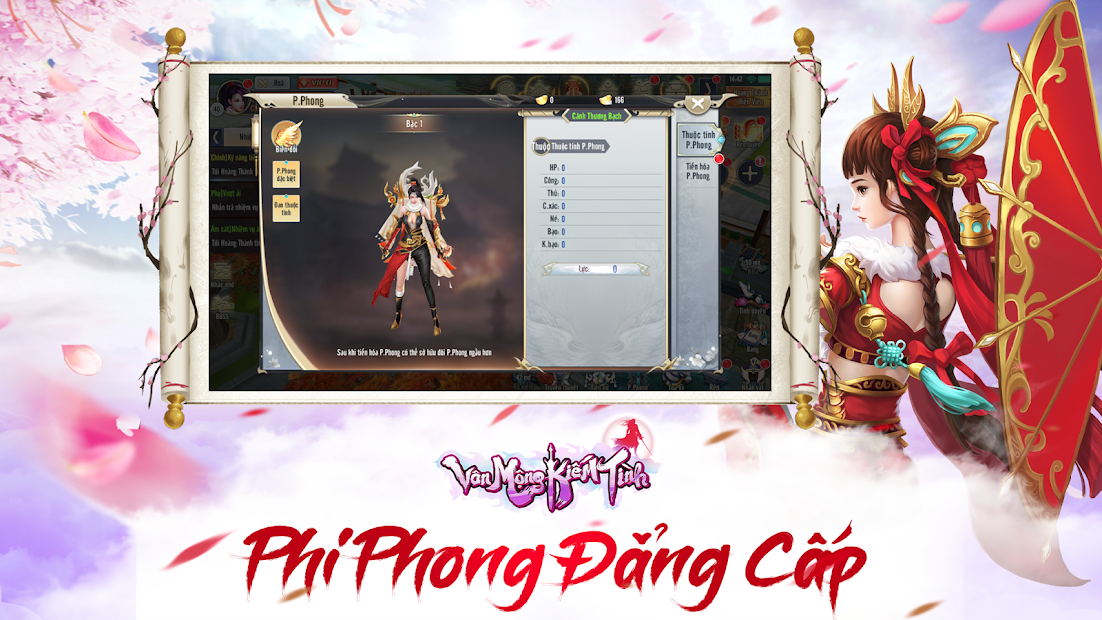 Screenshots Vân Mộng Kiếm Tình Mobile - Gzone: Game mobile nhập vai kiếm hiệp