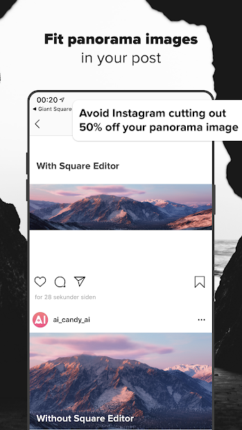 Screenshots Giant Square for Instagram - Ứng dụng tạo ảnh lưới trên Instagram