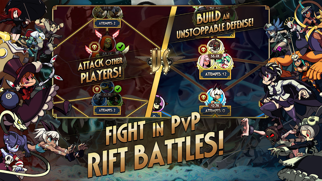 Screenshots Skullgirls: Fighting RPG - Game chiến đấu đồ hoạ 2D cực đẹp