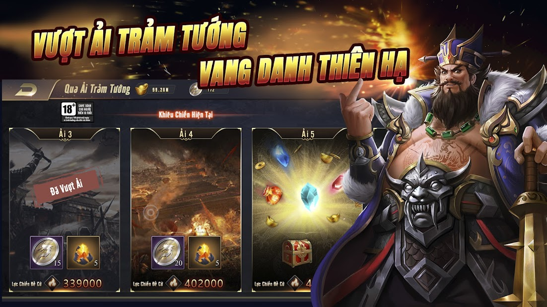 Screenshots Tân Tam Quốc iTap - Game chiến thuật Đấu Tướng Tam Quốc Thế Hệ Mới