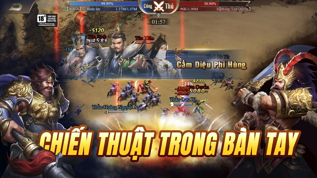 Screenshots Tân Tam Quốc iTap - Game chiến thuật Đấu Tướng Tam Quốc Thế Hệ Mới