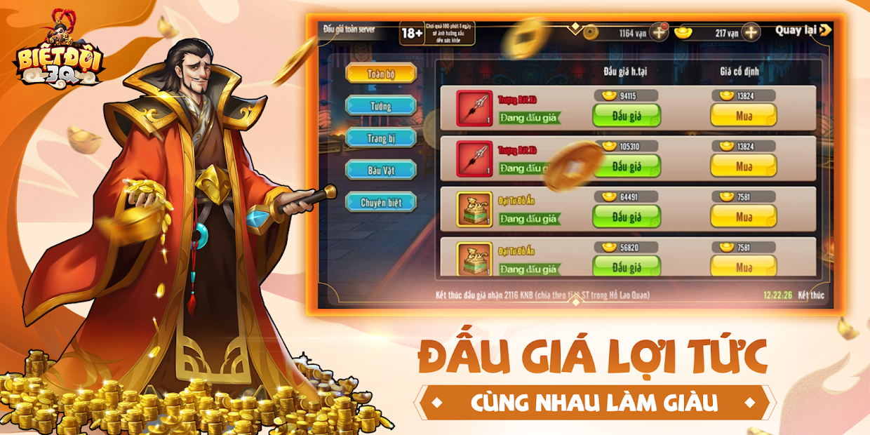 Screenshots Biệt Đội 3Q Mobile - Game Đấu tướng Tam Quốc Xuyên Không