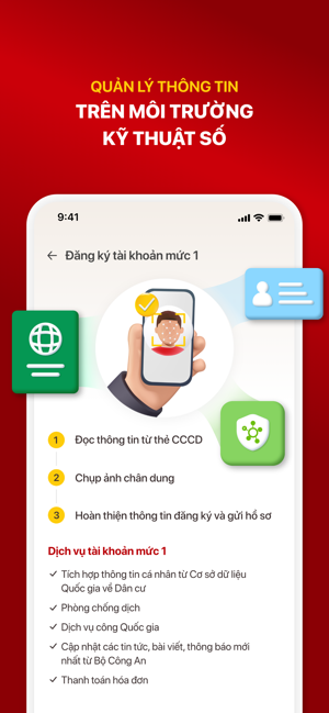 Screenshots Tải VNeID: Ứng dụng định danh điện tử công dân