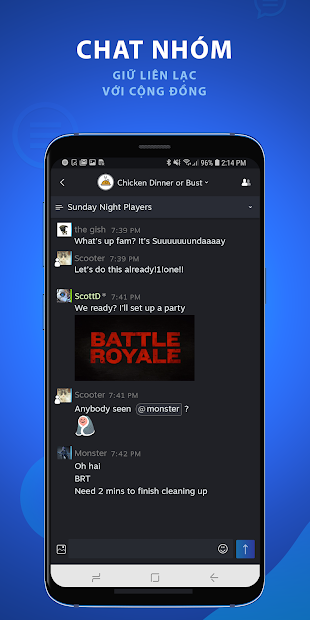 Screenshots Steam Chat - Nhắn tin, trò chuyện với bạn bè trên Steam